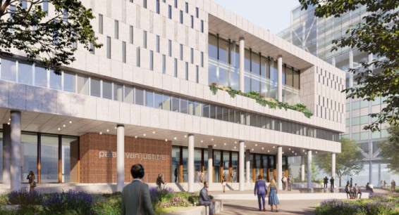 The transformation of the Palace of Justice is entering its next phase