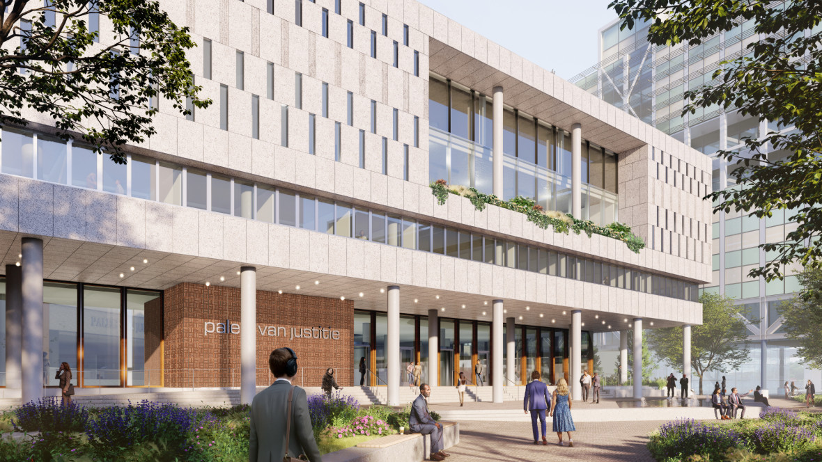 The transformation of the Palace of Justice is entering its next phase