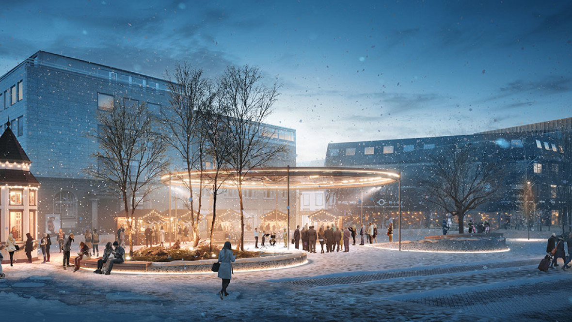 Karres en Brands and Sp(r)int Studio win redesign of public space in the heart of Reykjavik