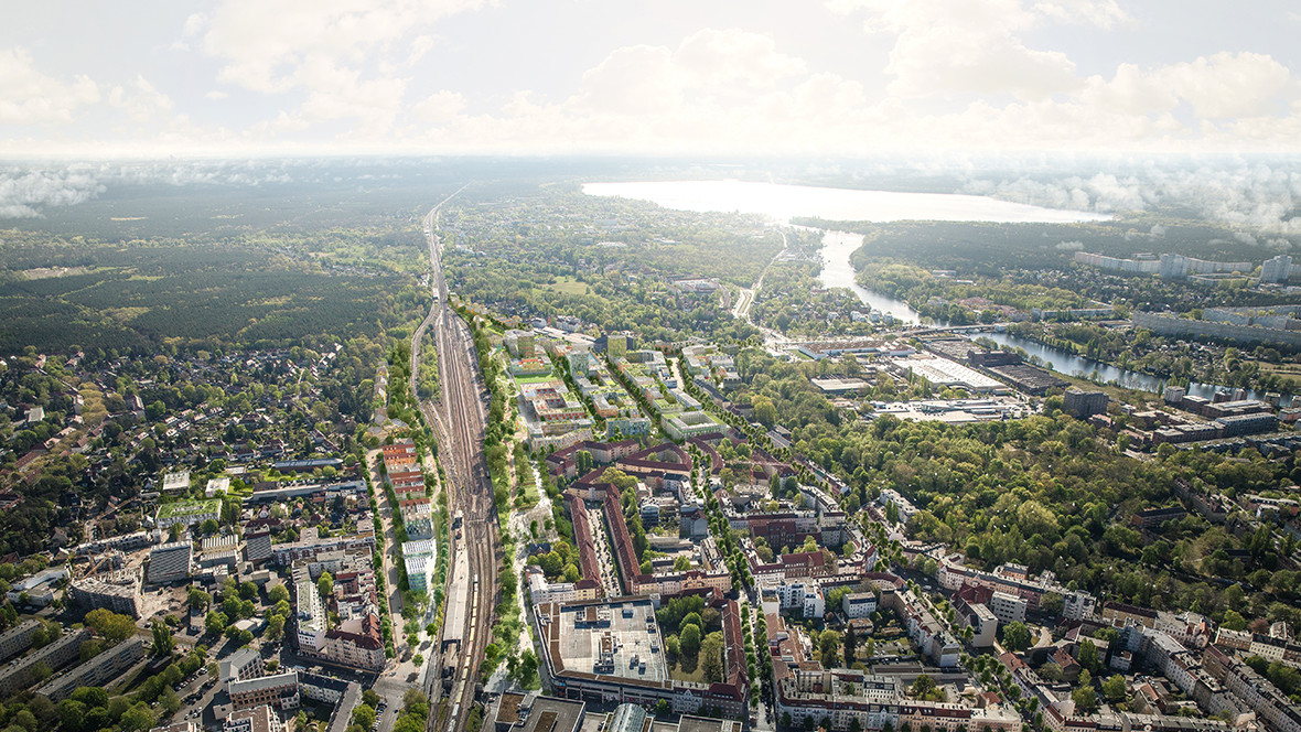 Transformation of Berlin freight rail area Köpenick