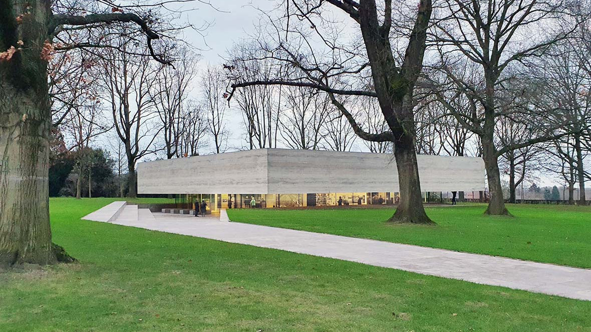 New visitor center of the American Cemetery in Margraten 