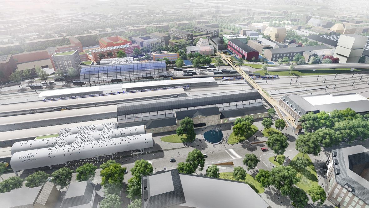Development Perspective Zwolle Station Area Approved by City Council