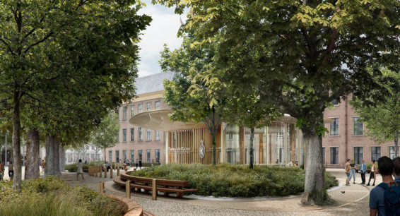 Update design for the public entrance of the House of Representatives 