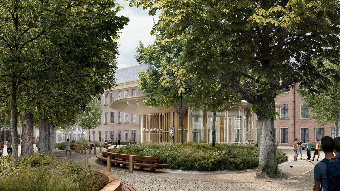 Update design for the public entrance of the House of Representatives 