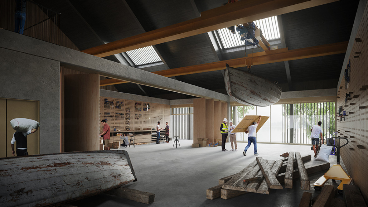 A new look at the future Langhuset Flotings Museum