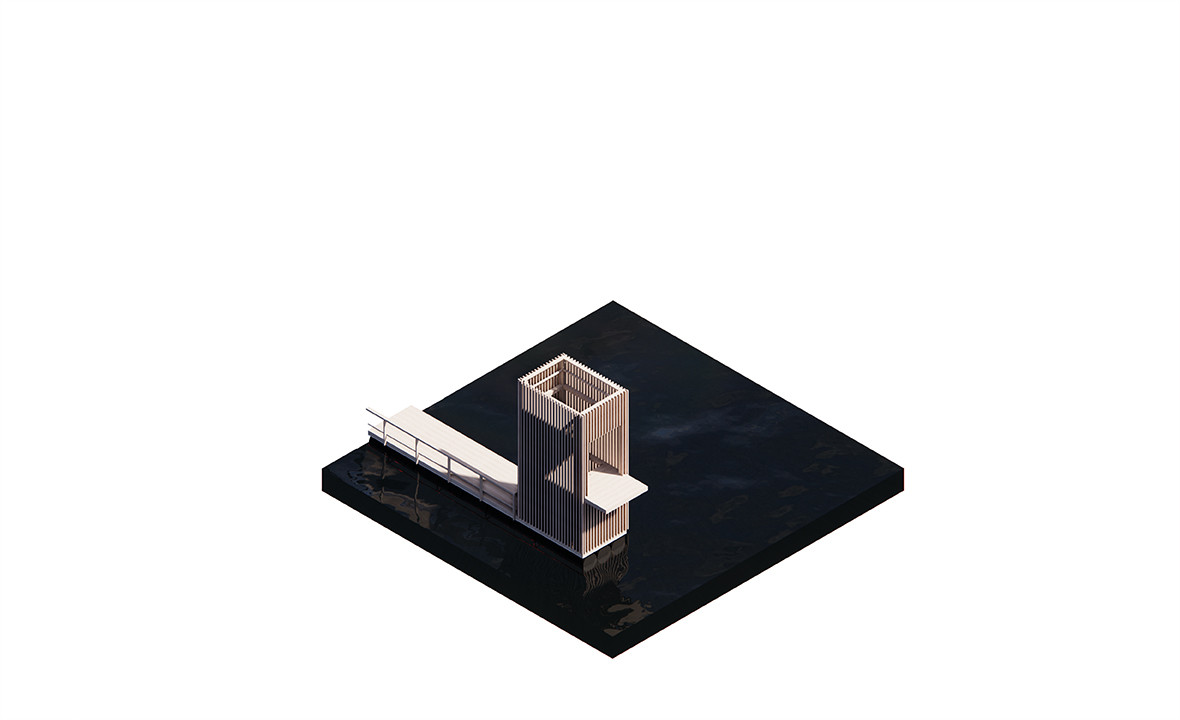 Nature reserve 020 axo 10 floating dock-02 platform