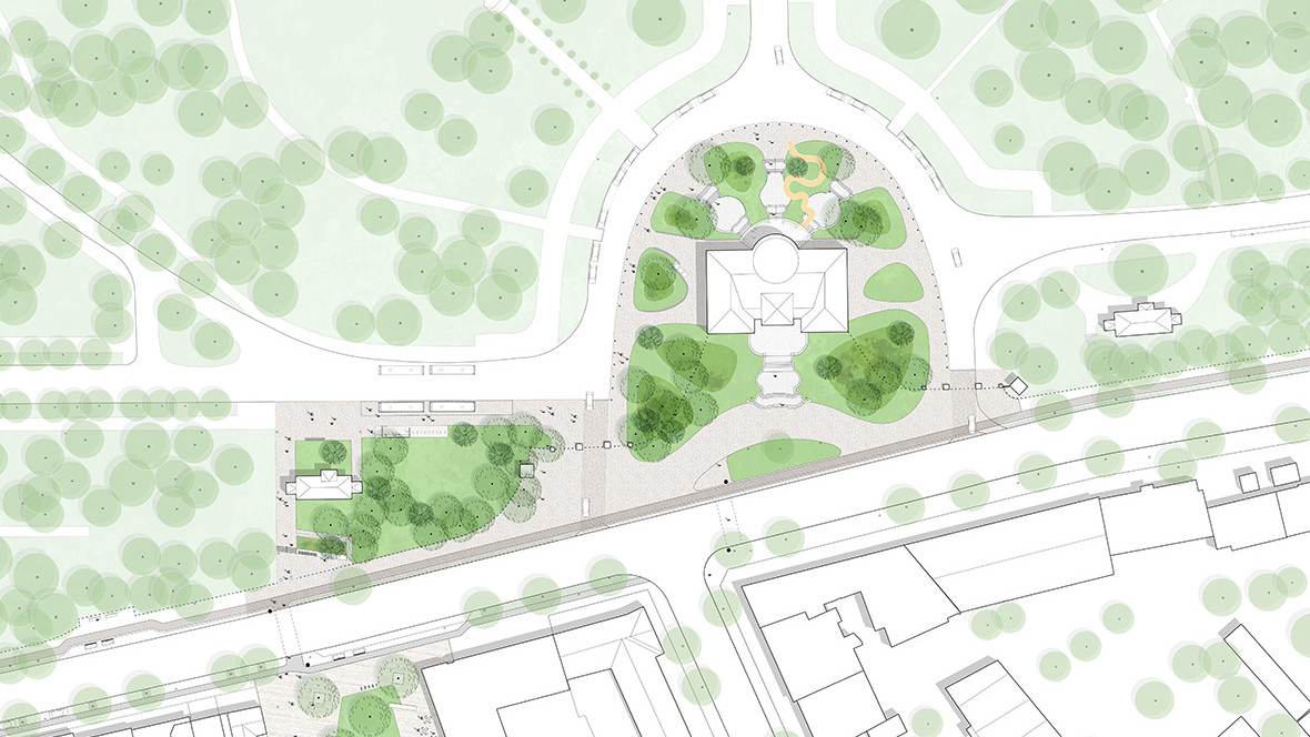 karres+brands Wins Redevelopment Ohlsdorf Cemetery Main Entrance in Hamburg
